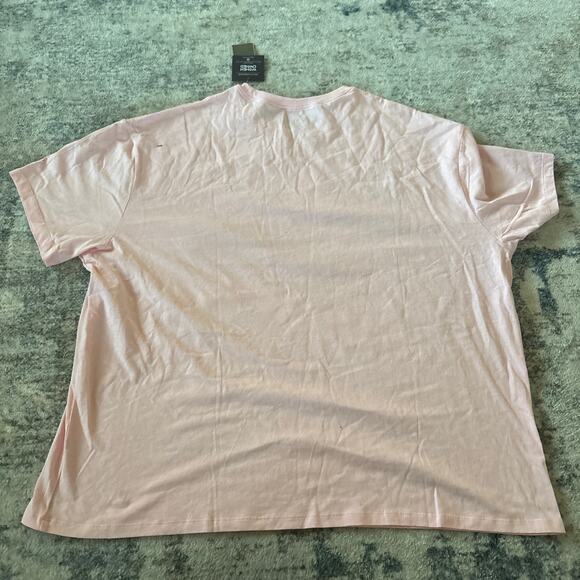NEW‎ Fanta Oversized Short Sleeve Graphic Print T-Shirt Pink Women's Size XXL - Picture 3 of 7